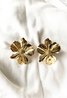 Anemone Statement Earrings Gold Sweet Like You