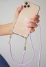 Lavender Long Phone Cord Lilac Purple Ateljé
