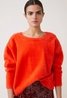 Plamedi Open Back Sweater Orange Suncoo Paris