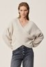 Zinelle Hope Wrap Sweater Peyote Beige MSCH Copenhagen